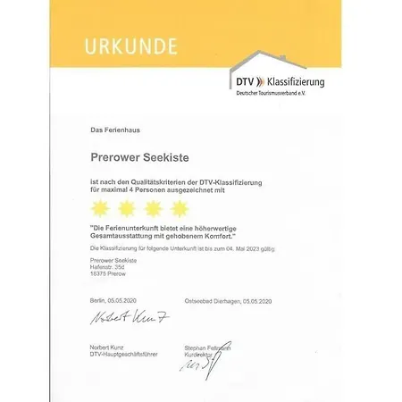 Prerower Seekiste Comfortable Nyaraló *